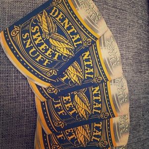 NOS Dental sweet snuff advertising notepads